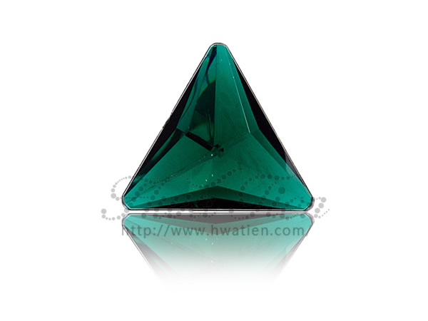 Triangle Flat Back Acrylic Rhinestone with Pointed Top