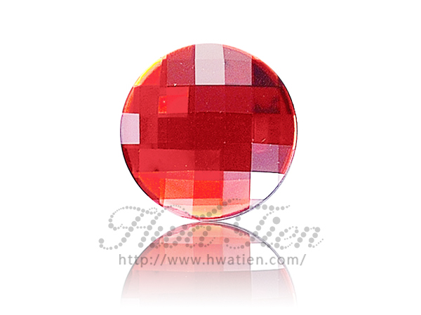 Round Acrylic Gemstone, Made by Hwa Tien Gem Stone Factory